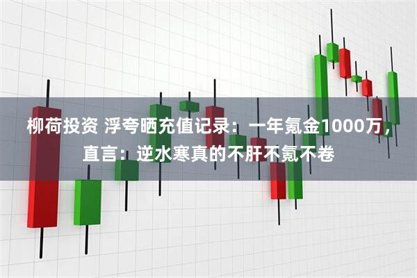 柳荷投资 浮夸晒充值记录：一年氪金1000万，直言：逆水寒真的不肝不氪不卷