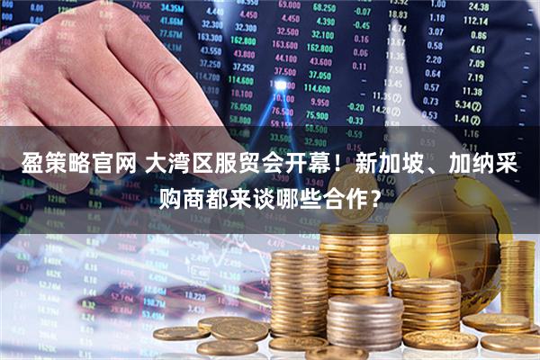 盈策略官网 大湾区服贸会开幕！新加坡、加纳采购商都来谈哪些合作？