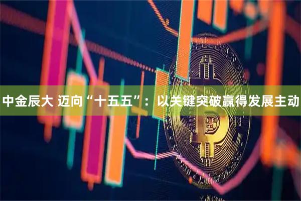 中金辰大 迈向“十五五”：以关键突破赢得发展主动