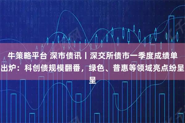 牛策略平台 深市债讯丨深交所债市一季度成绩单出炉：科创债规模翻番，绿色、普惠等领域亮点纷呈