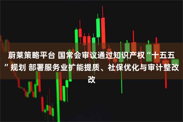蔚莱策略平台 国常会审议通过知识产权“十五五”规划 部署服务业扩能提质、社保优化与审计整改